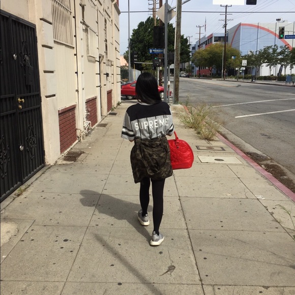 Supreme Pinstripe S/S Football top - Picture 7 of 8